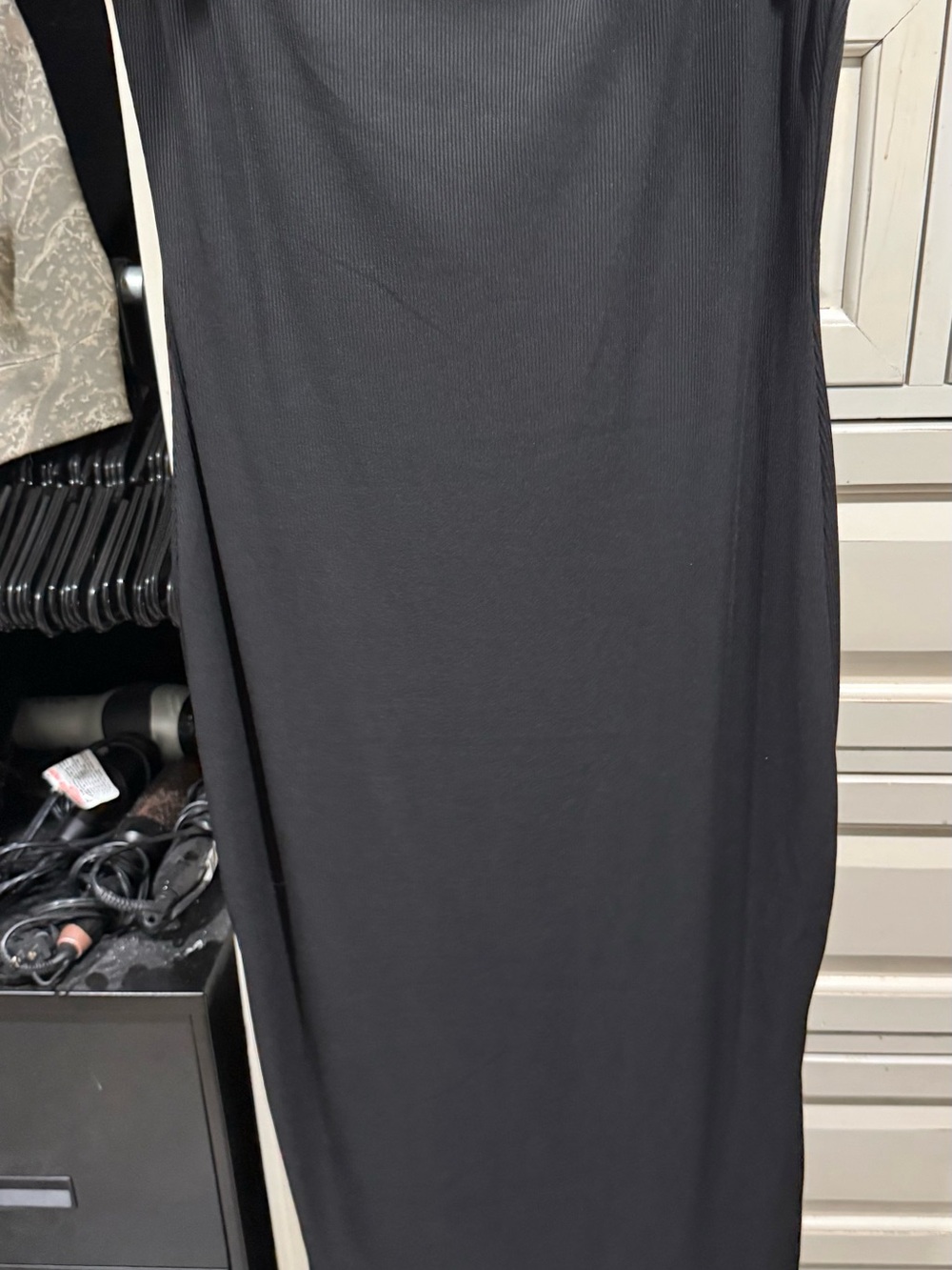 Classic Black Strapless Maxi Dress